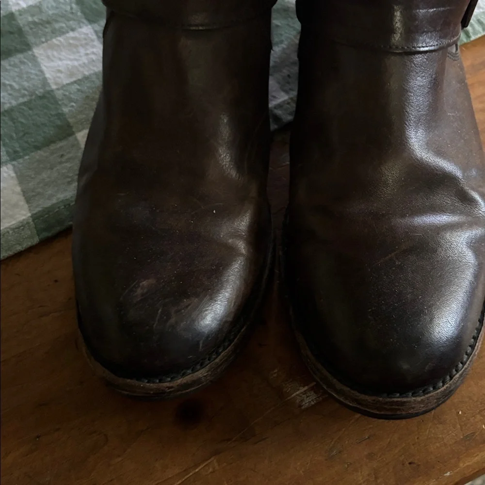 Frye Brown Ankle Boots